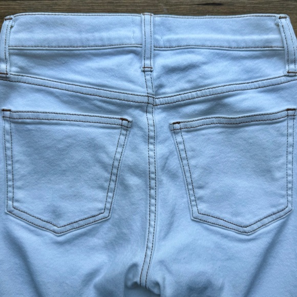J CREW White Denim Jeans 24 - Picture 5 of 5